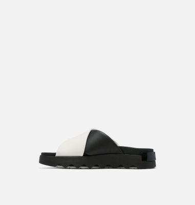 black criss cross slides