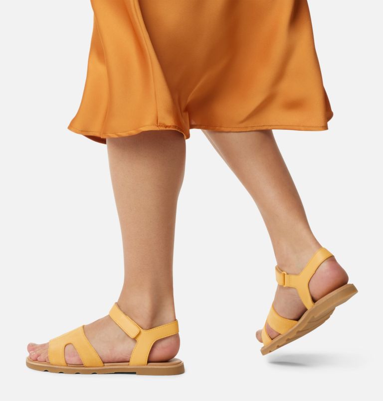Thumbnail: Sandali bassi con cinturino alla caviglia Ella III da donna, Color: Yellow Ray, Gum, image 8