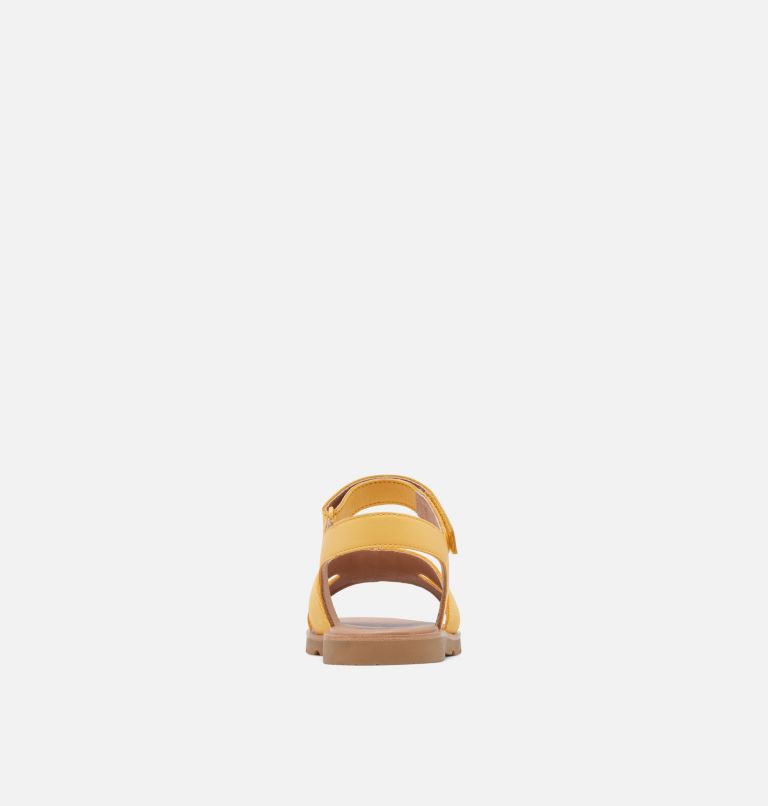 Women's Ella III Ankle Strap Flat Sandal, Color: Yellow Ray, Gum, image 3