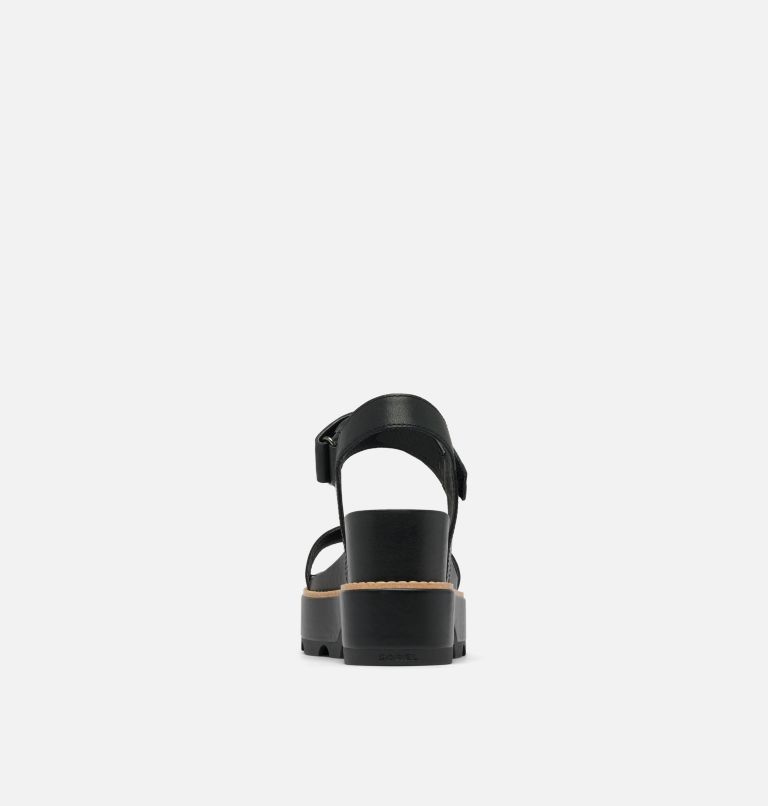 Thumbnail: JOANIE IV Y Strap Wedge Women's Sandal, Color: Black, Sea Salt, image 3