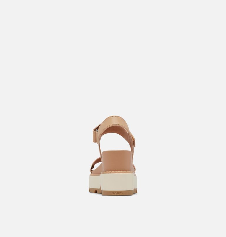 Thumbnail: JOANIE IV Y Strap Wedge Women's Sandal, Color: Honest Beige, Bleached Ceramic, image 3