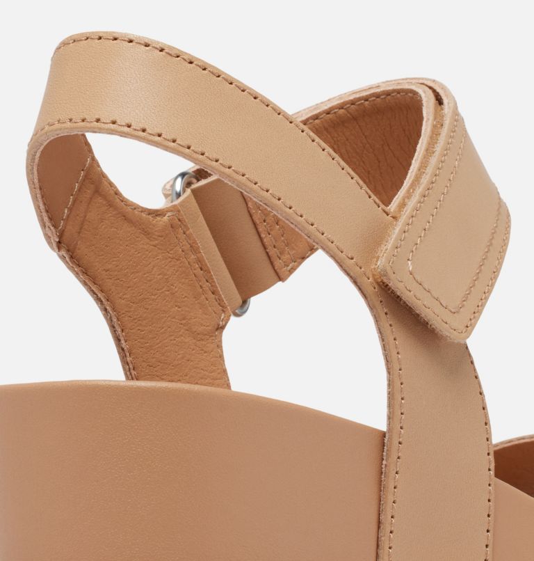 JOANIE IV Y Strap Wedge Women's Sandal, Color: Honest Beige, Bleached Ceramic, image 11