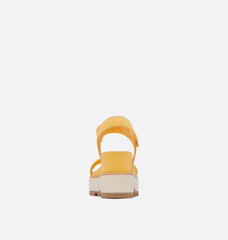 Women's Joanie IV Y Strap Wedge Sandal, Color: Yellow Ray, Honey White, image 3