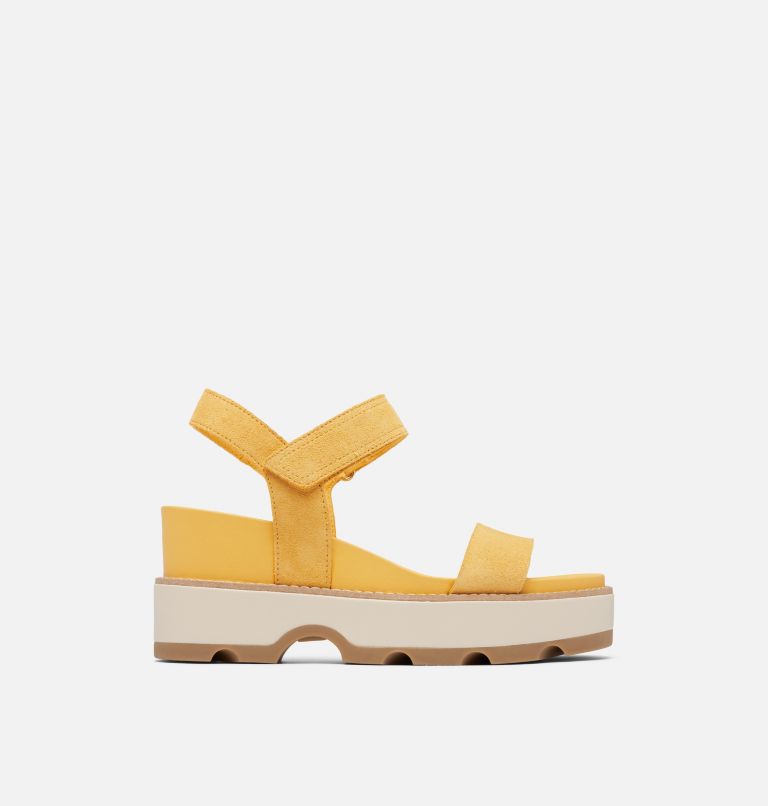 Yellow store wedge sandal