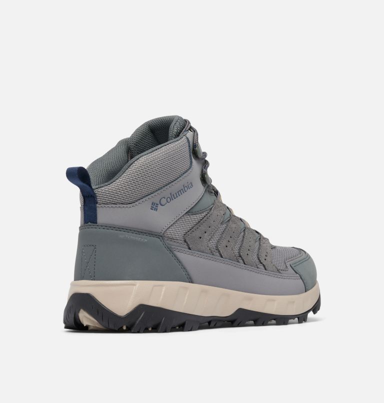 Men’s Strata Trail Mid WP Boot, Color: City Grey, Savory, image 9