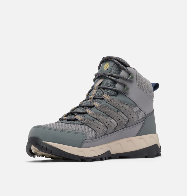 Men’s Strata Trail Mid WP Boot, Color: City Grey, Savory, image 7
