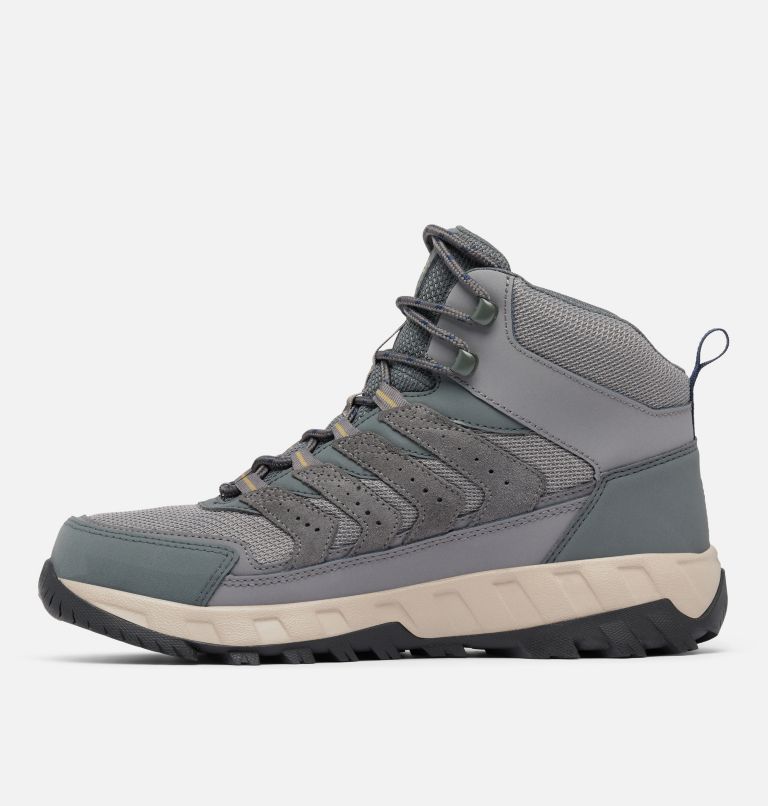 Men’s Strata Trail Mid WP Boot, Color: City Grey, Savory, image 6