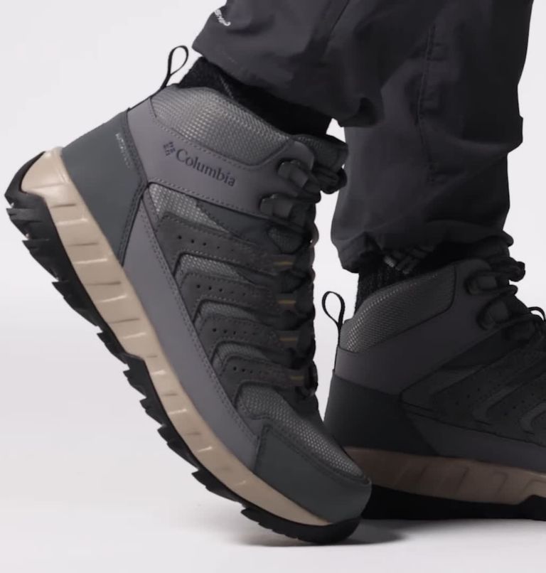 Men’s Strata Trail Mid WP Boot, Color: City Grey, Savory