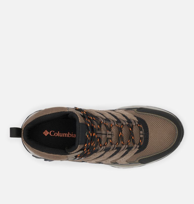 Zapatillas impermeables para caminar de caña media Strata Trail para hombre, Color: Mud, Desert Sun, image 4