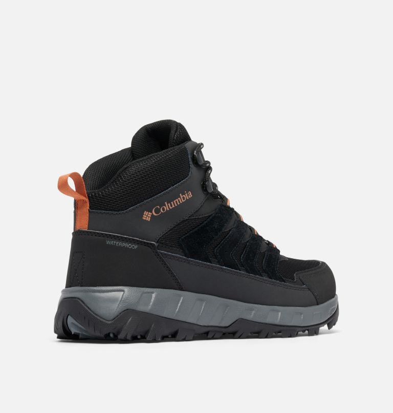 Men’s Strata Trail Mid Waterproof Boot - Wide, Color: Black, Owl, image 9