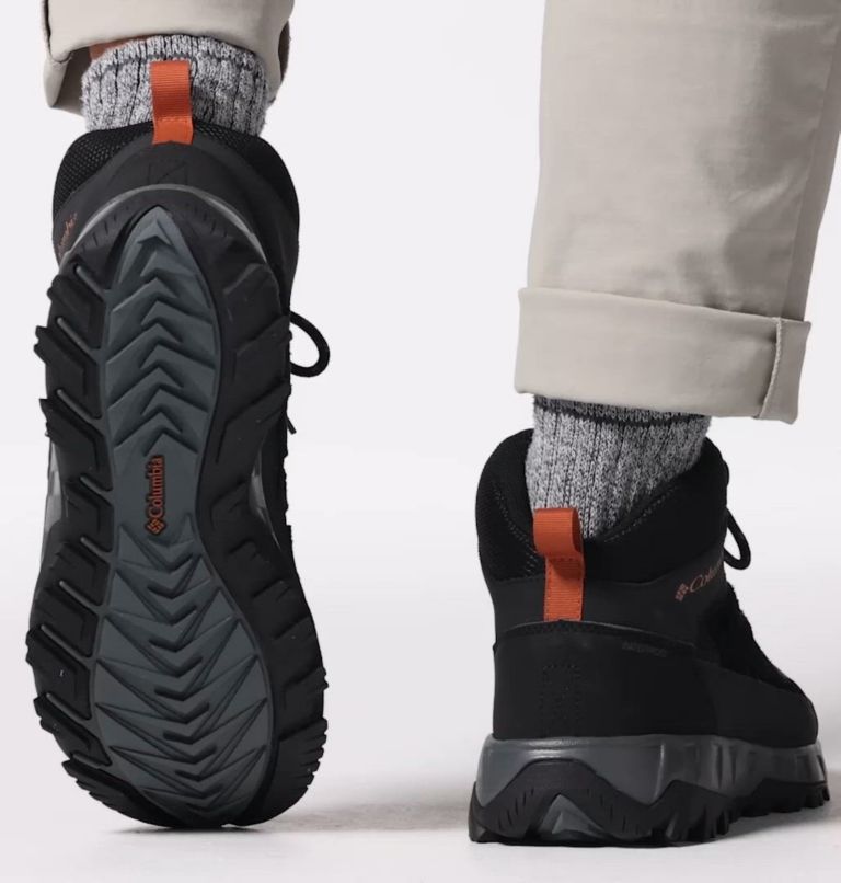 Men’s Strata Trail Mid Waterproof Boot - Wide, Color: Black, Owl