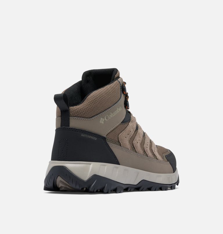 Men’s Strata Trail Mid Waterproof Boot - Wide, Color: Mud, Desert Sun, image 9