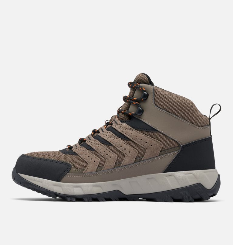 Men’s Strata Trail Mid Waterproof Boot - Wide, Color: Mud, Desert Sun, image 6