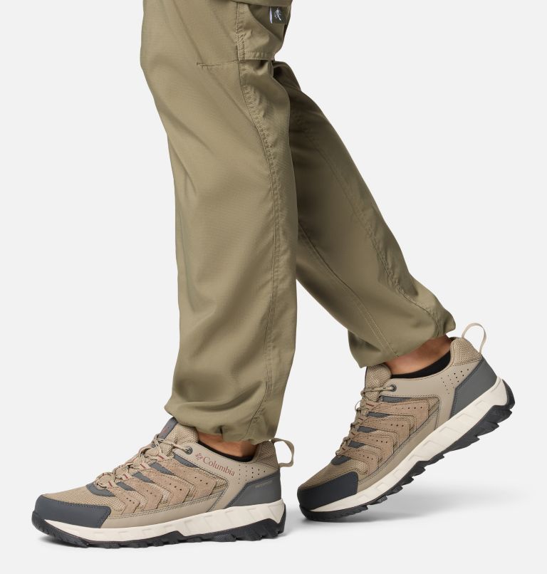 Men's Strata Trail Low Waterproof Shoe, Color: Pebble, Spice, image 10
