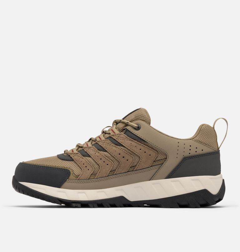 Men's Strata Trail Low Waterproof Shoe, Color: Pebble, Spice, image 6