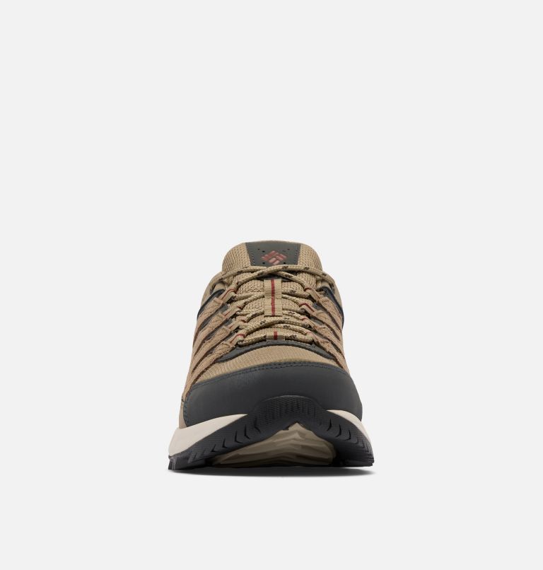 Men's Strata Trail Low Waterproof Shoe, Color: Pebble, Spice, image 8