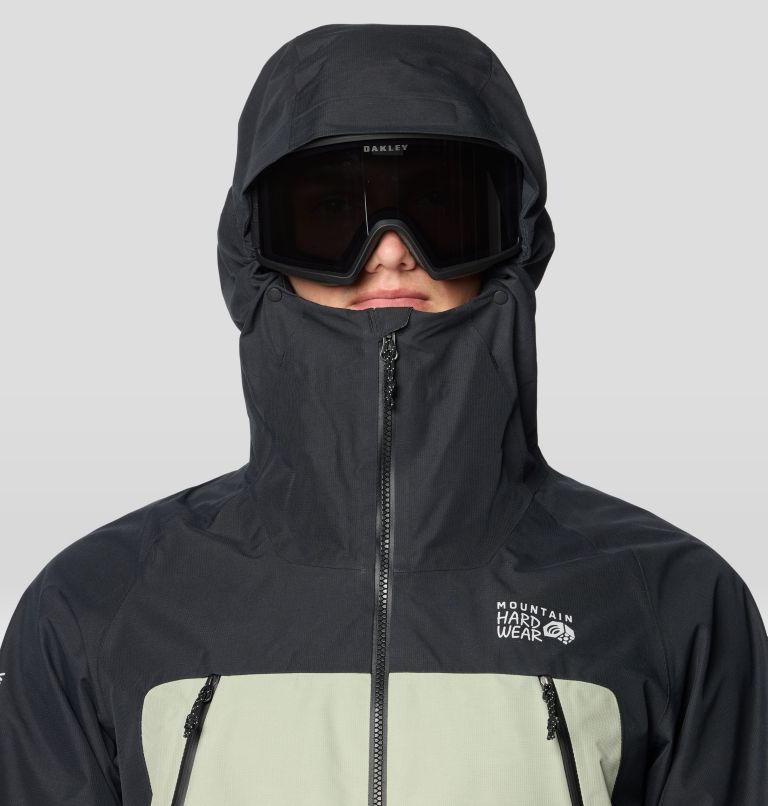 Men's Sky Ridge GORE-TEX Jacket, Color: Wet Stone, White Sage, Black, image 7