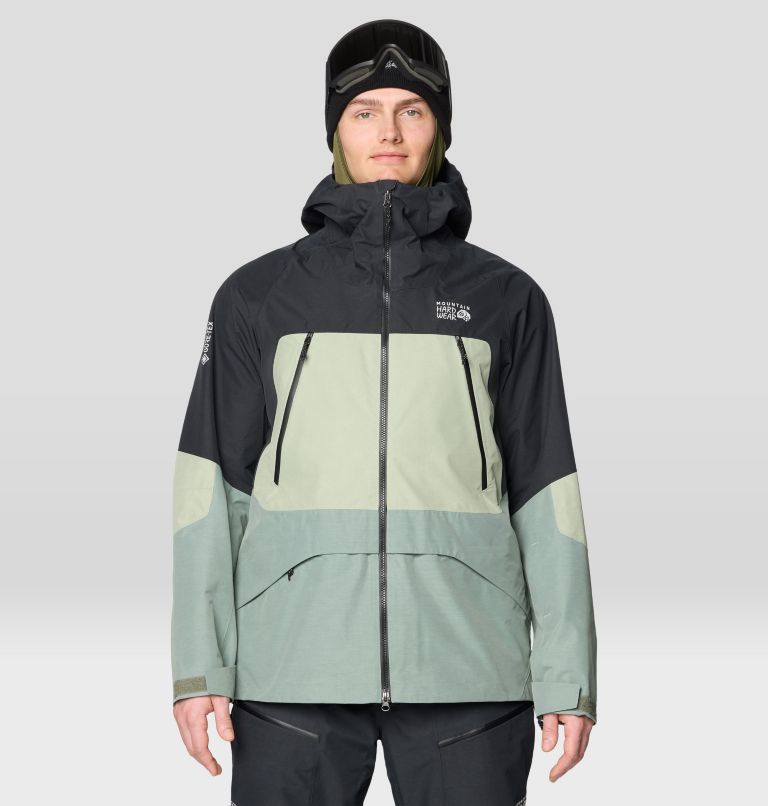 Men's Sky Ridge GORE-TEX Jacket, Color: Wet Stone, White Sage, Black, image 1