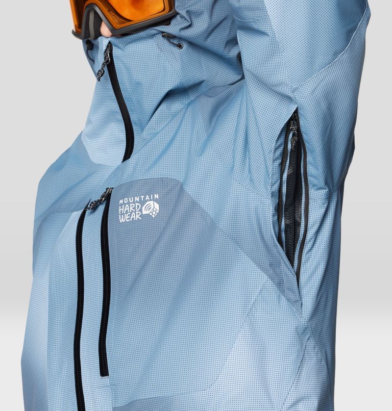 Men's Firefall Insulated Jacket, Color: Moon Blue Ombre Print, image 10