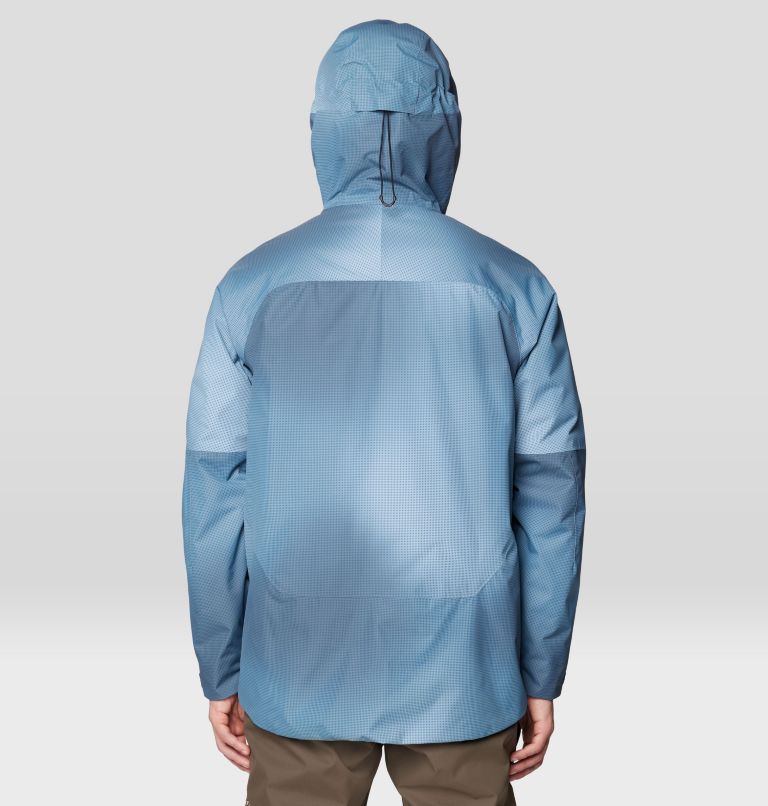 Men's Firefall Insulated Jacket, Color: Moon Blue Ombre Print, image 3