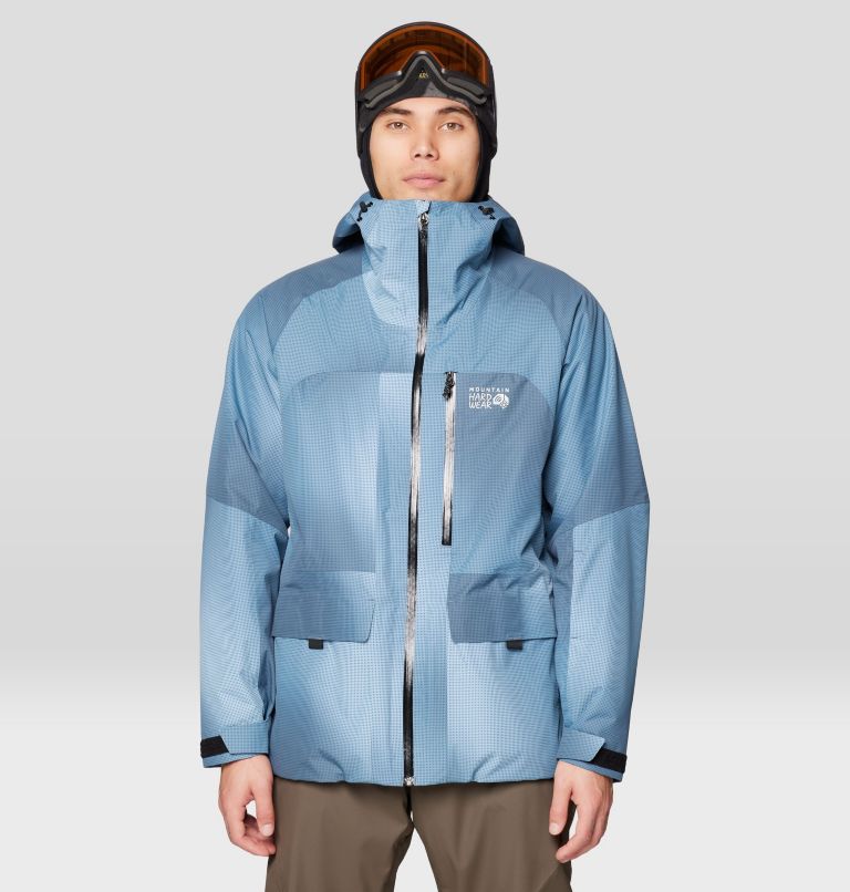 Men's Firefall Insulated Jacket, Color: Moon Blue Ombre Print, image 1