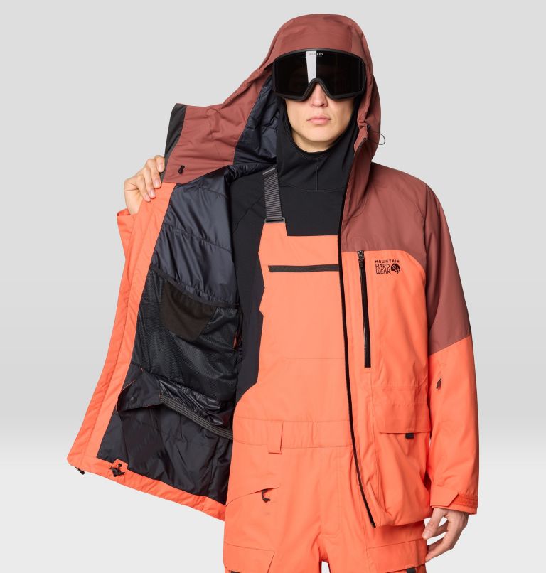 Men's Firefall Insulated Jacket, Color: Aspect, Bourbon Brown, image 6