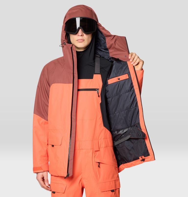 Men's Firefall Insulated Jacket, Color: Aspect, Bourbon Brown, image 7