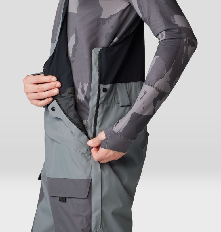 Men's Firefall Bib, Color: Volcanic, Foil, image 8