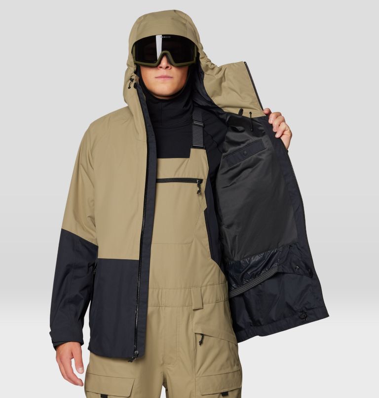 Men's Firefall Jacket, Color: Landslide, Black, image 6