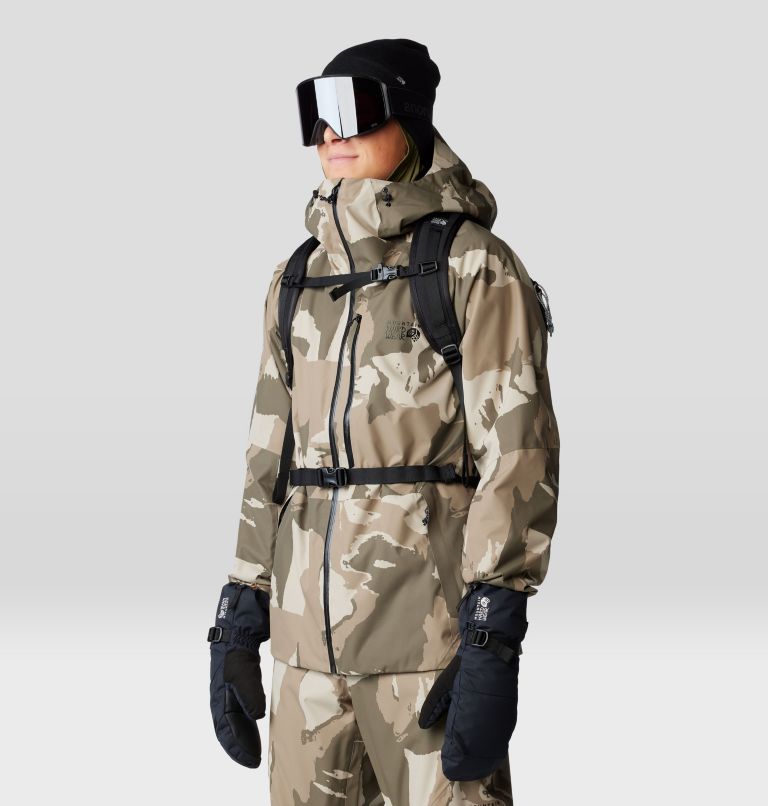 Men's Firefall Jacket, Color: Badlands Snowdrifts Print, image 13