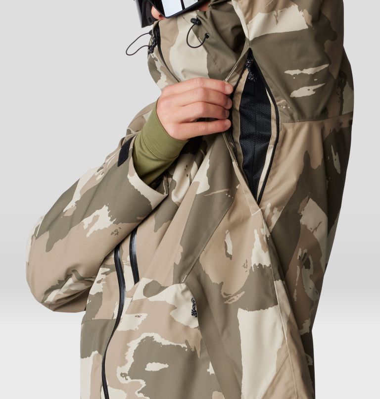 Men's Firefall Jacket, Color: Badlands Snowdrifts Print, image 7