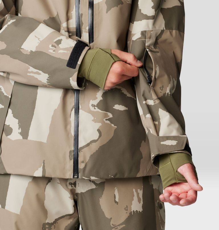 Men's Firefall Jacket, Color: Badlands Snowdrifts Print, image 10