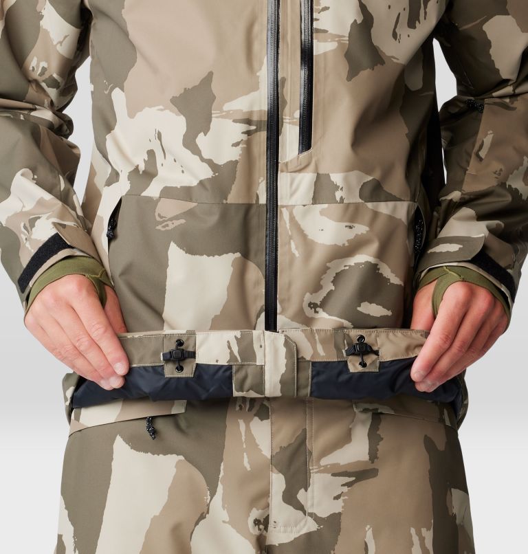 Men's Firefall Jacket, Color: Badlands Snowdrifts Print, image 11