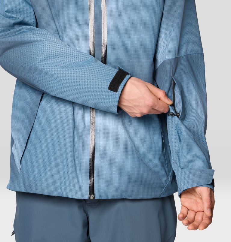 Men's Firefall Jacket, Color: Moon Blue Ombre Print, image 13