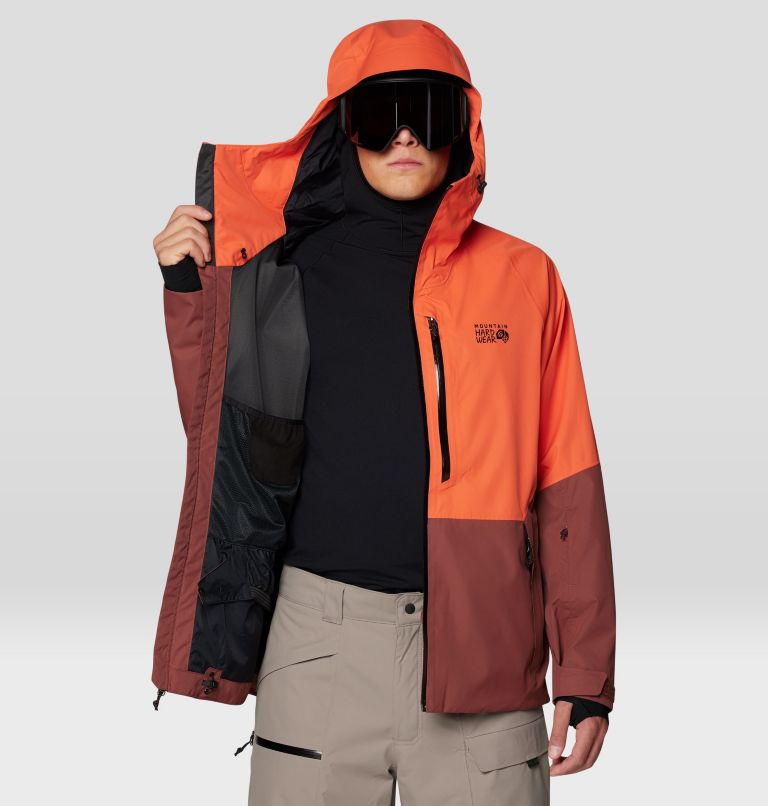 Men's Firefall Jacket, Color: Aspect, Bourbon Brown, image 7