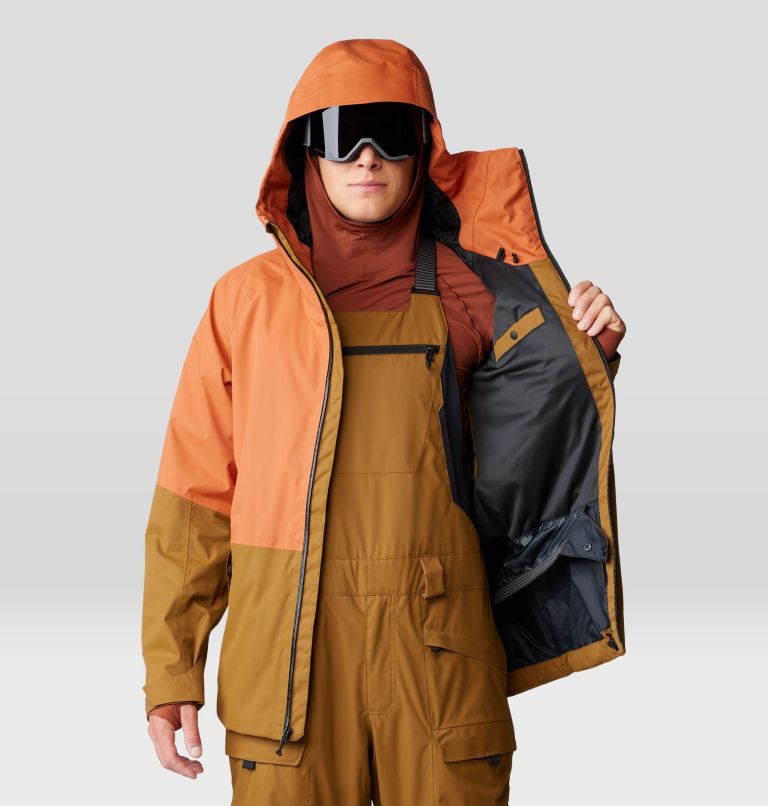 Men's Firefall Jacket, Color: Raw Carnelian, Golden Brown, image 10