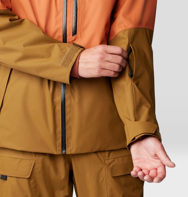 Men's Firefall Jacket, Color: Raw Carnelian, Golden Brown, image 11