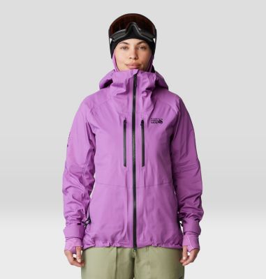 Mountain HardWear Miss Snow It All Ski Hooded sale Jacket Coral Women's Medium