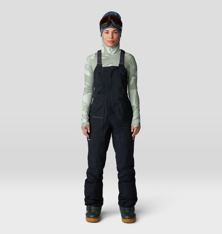 Women's High Exposure GORE-TEX C-KNIT Bib, Color: Black, image 1