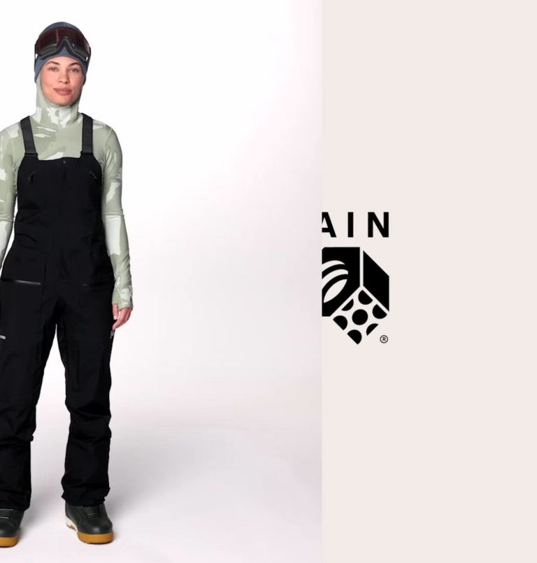 Women's High Exposure GORE-TEX C-KNIT Bib, Color: Black