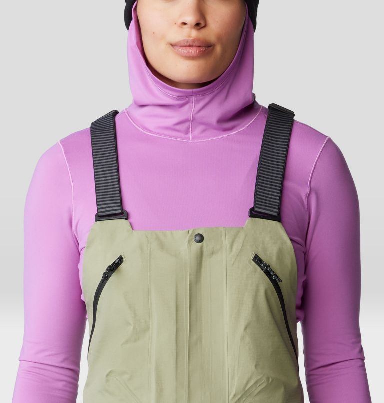 Women's High Exposure GORE-TEX C-KNIT Bib, Color: Mantis Green, image 5