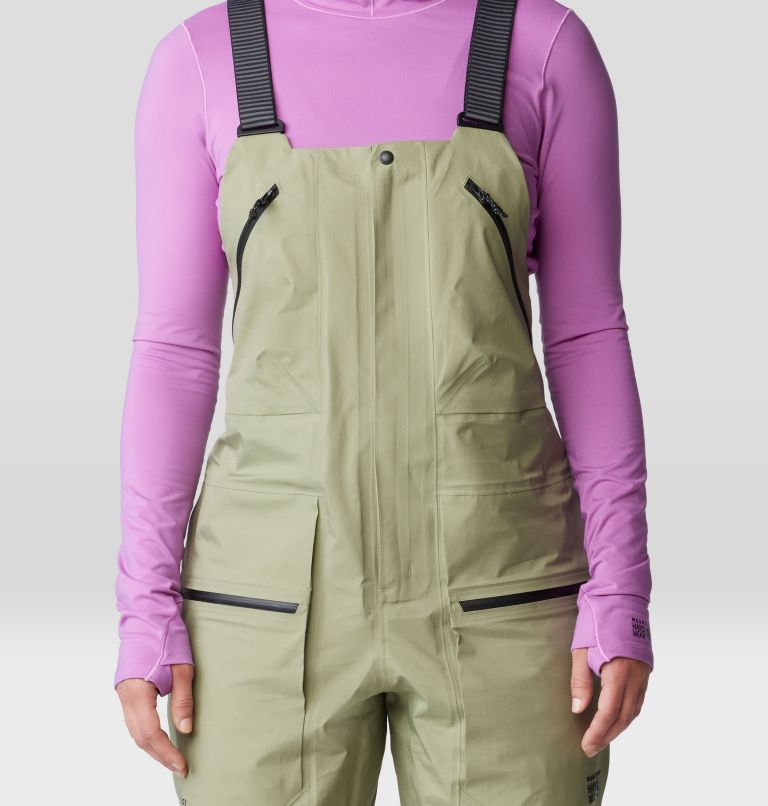 Women's High Exposure GORE-TEX C-KNIT Bib, Color: Mantis Green, image 6
