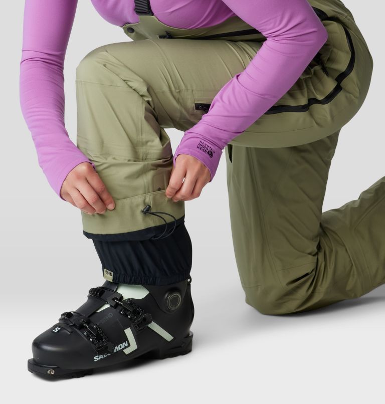 Women's High Exposure GORE-TEX C-KNIT Bib, Color: Mantis Green, image 9