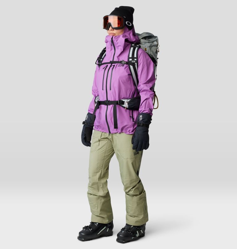 Women's High Exposure GORE-TEX C-KNIT Bib, Color: Mantis Green, image 12