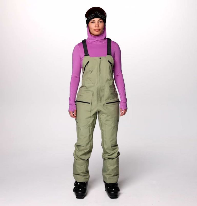 Women's High Exposure GORE-TEX C-KNIT Bib, Color: Mantis Green