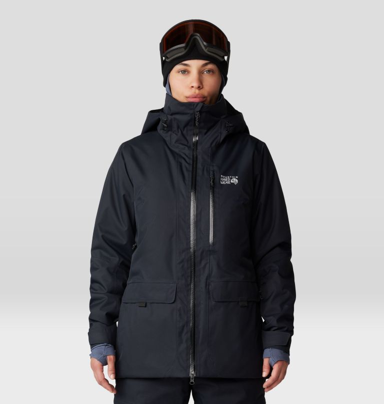 Women's Firefall Insulated Parka, Color: Black, image 1