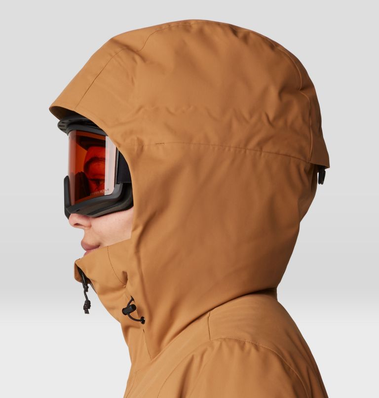 Women's Firefall Insulated Parka, Color: Copper Clay, Black, image 6