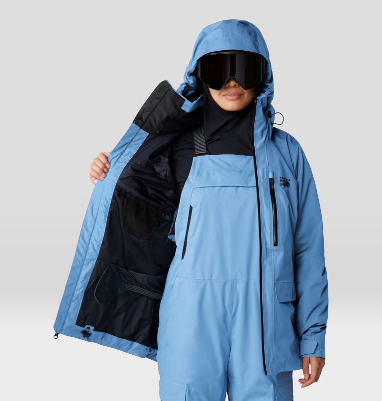 Women's Firefall Insulated Parka, Color: Nitric Blue, image 9
