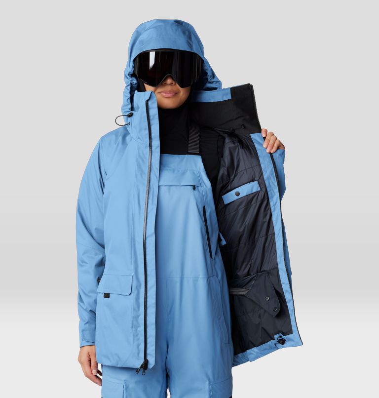 Women's Firefall Insulated Parka, Color: Nitric Blue, image 10
