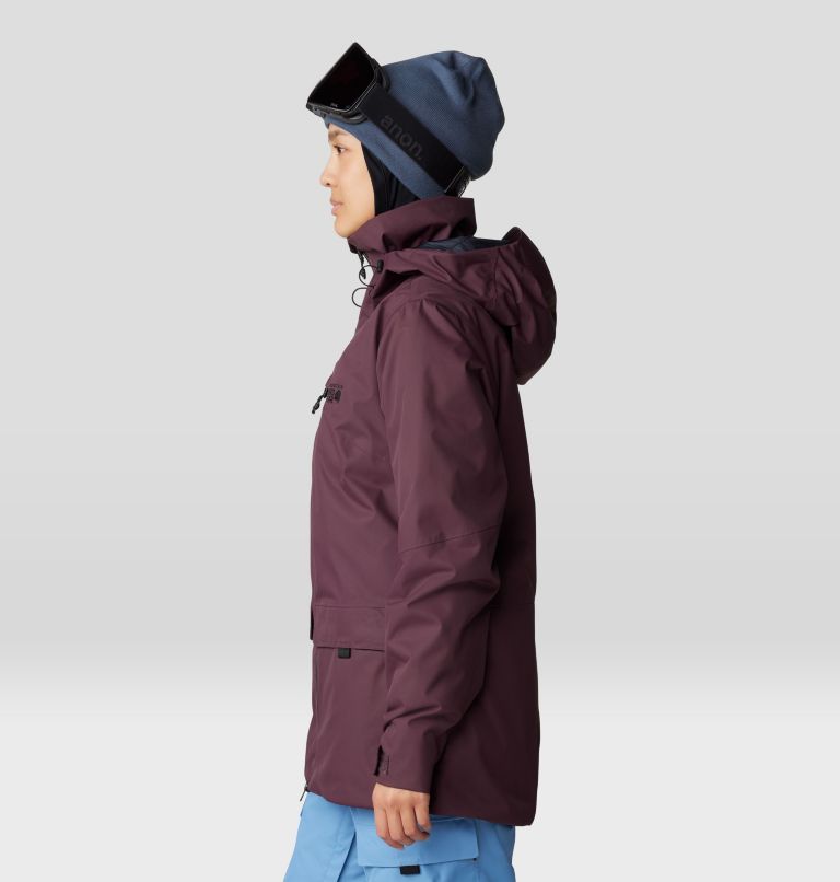 Women's Firefall Insulated Parka, Color: Blackberry, image 3